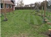 old foundation area, turfed